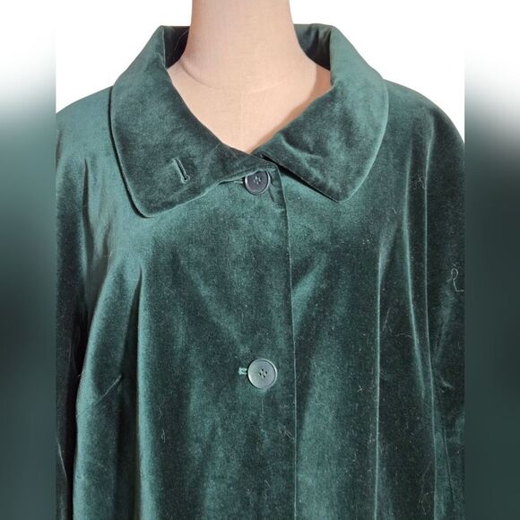 Talbots Green Velvet Blazer and Pants Plus Size See Description - Picture 2 of 11